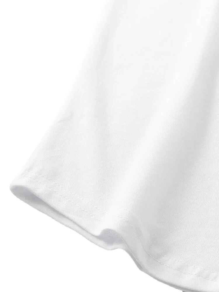 5 Colors Cotton Breathable Solid Color Men Sleeveless Fitness Workout Tank Tops