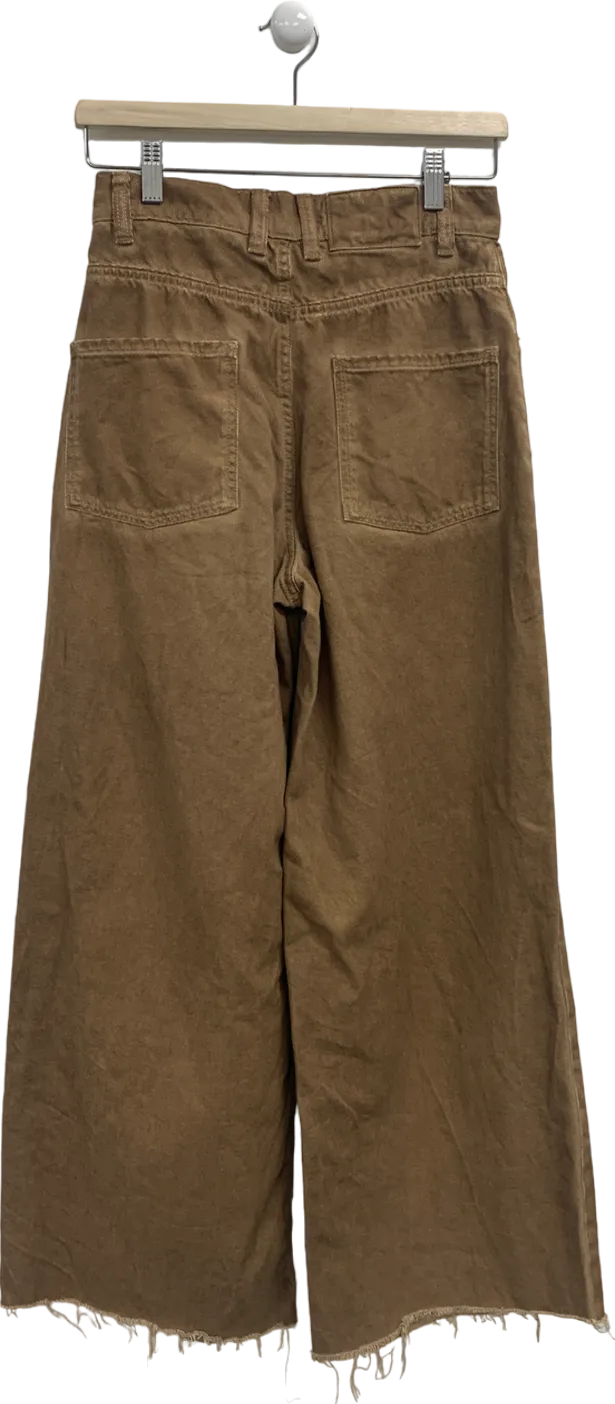 ASOS Beige Baggy Dad Jeans W25