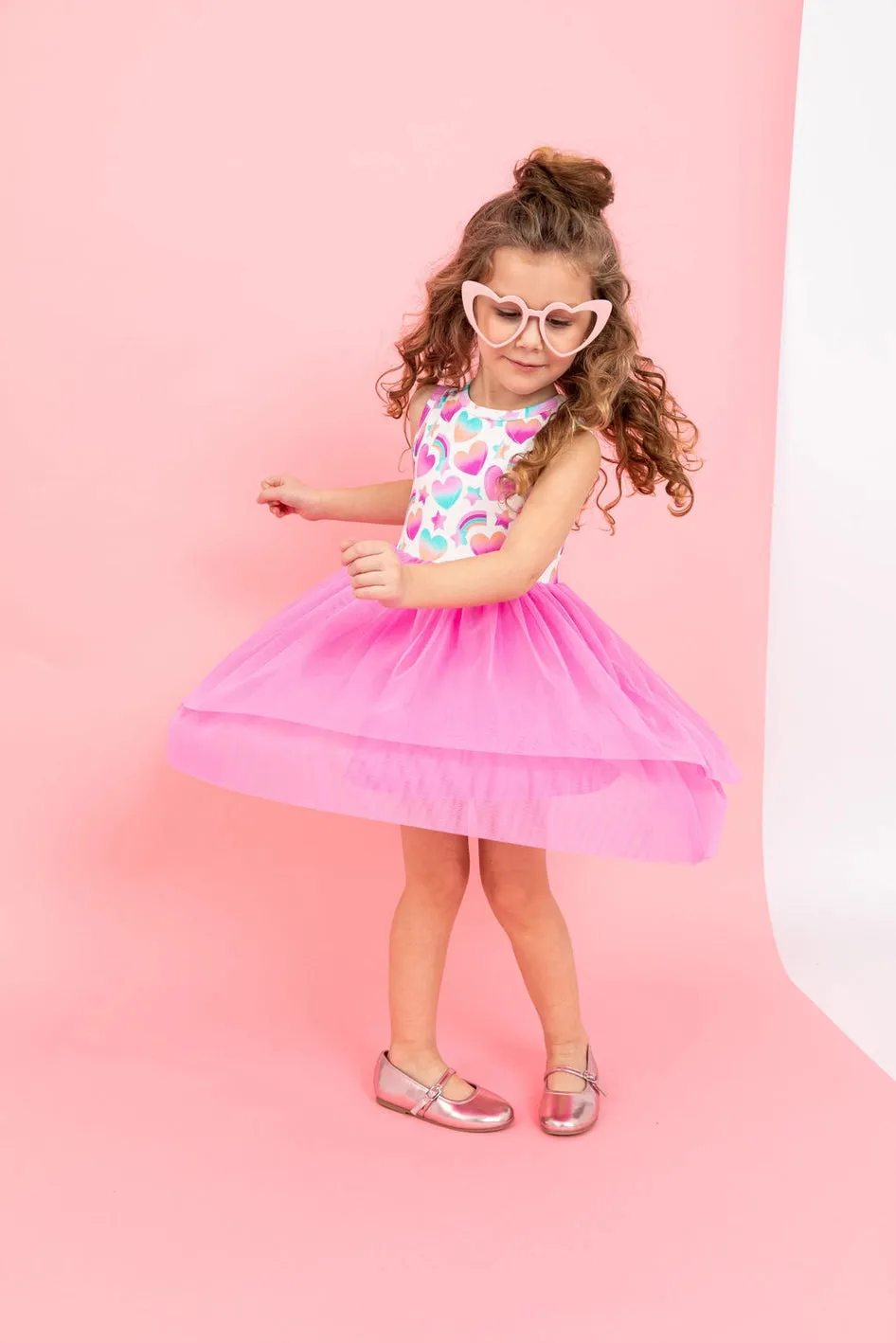 Bird & Bean Bamboo Tulle Dress - True Love