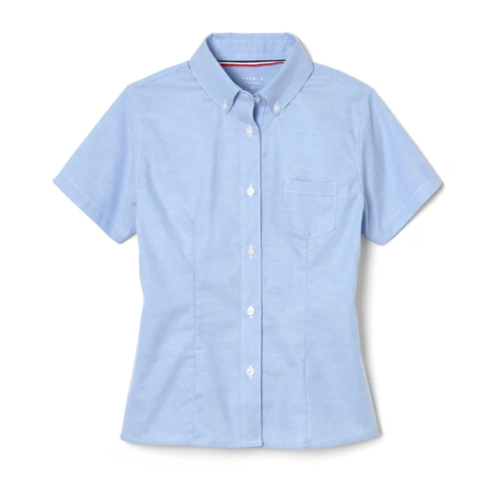 Blouse, Oxford Blue S/S Girls
