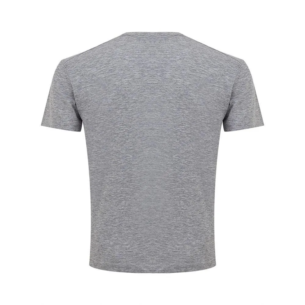 Dsquared2 Sleek Grå Bomuld Tee for Stylish Herre
