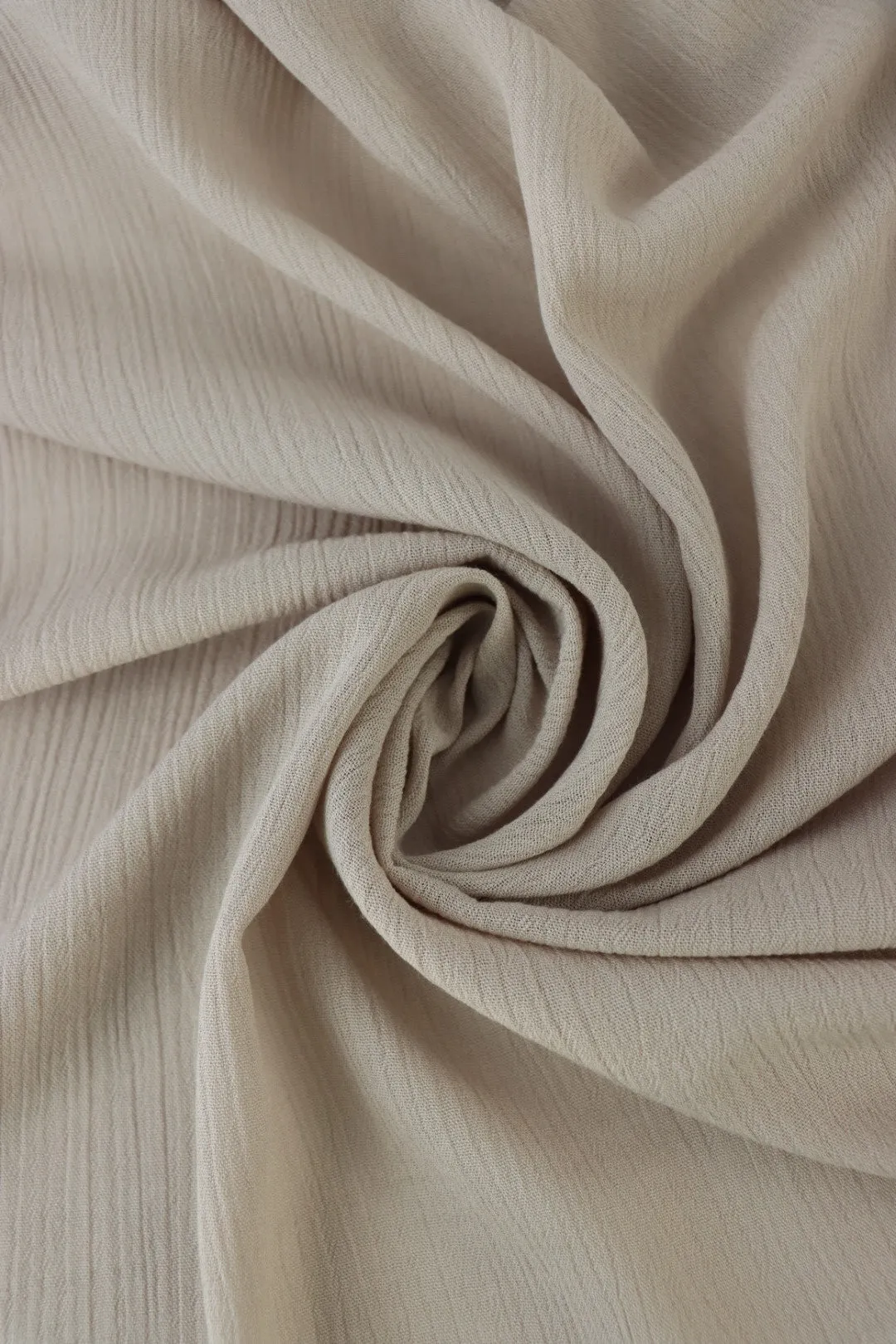 French Macaroon Rayon Crinkle