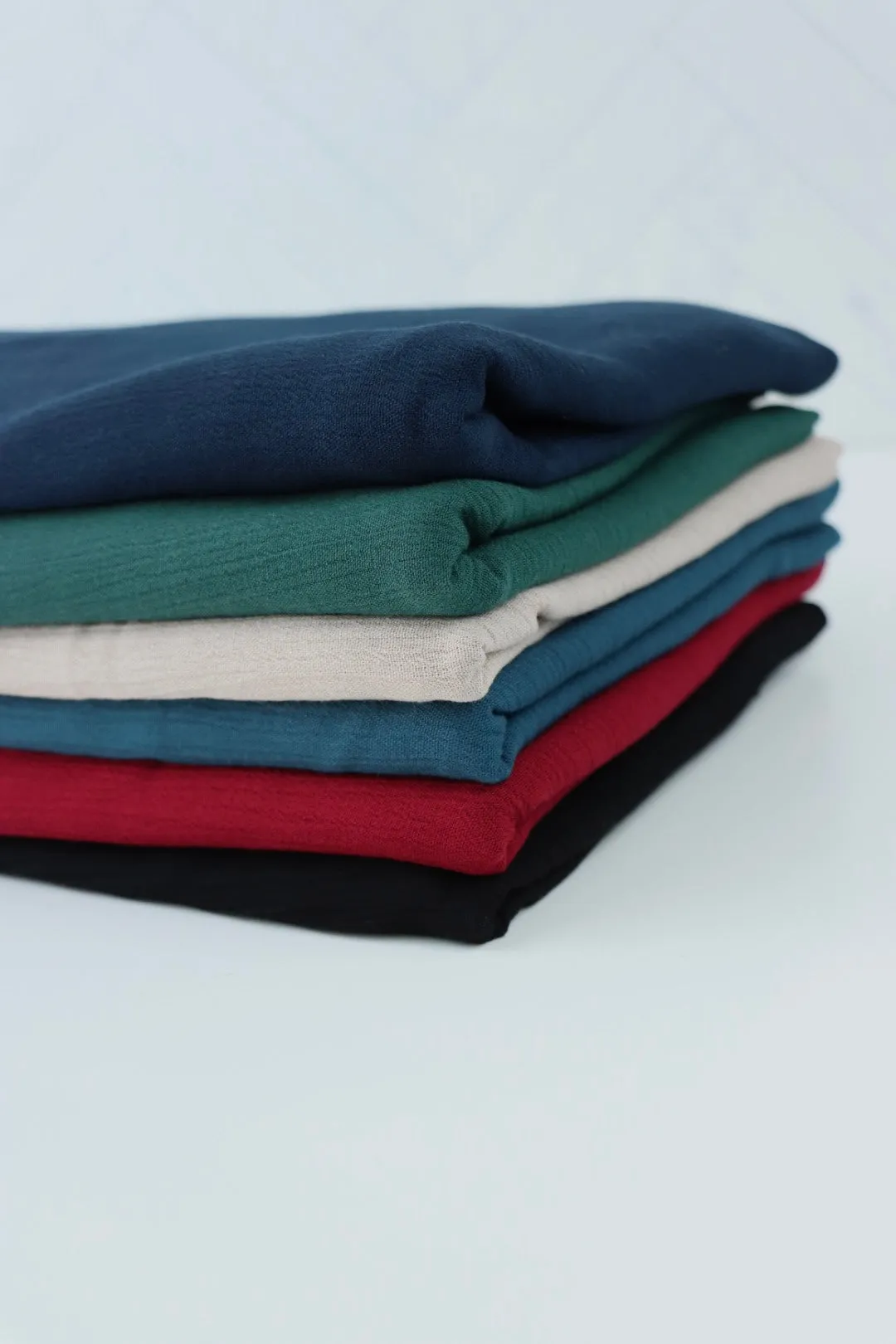 French Macaroon Rayon Crinkle