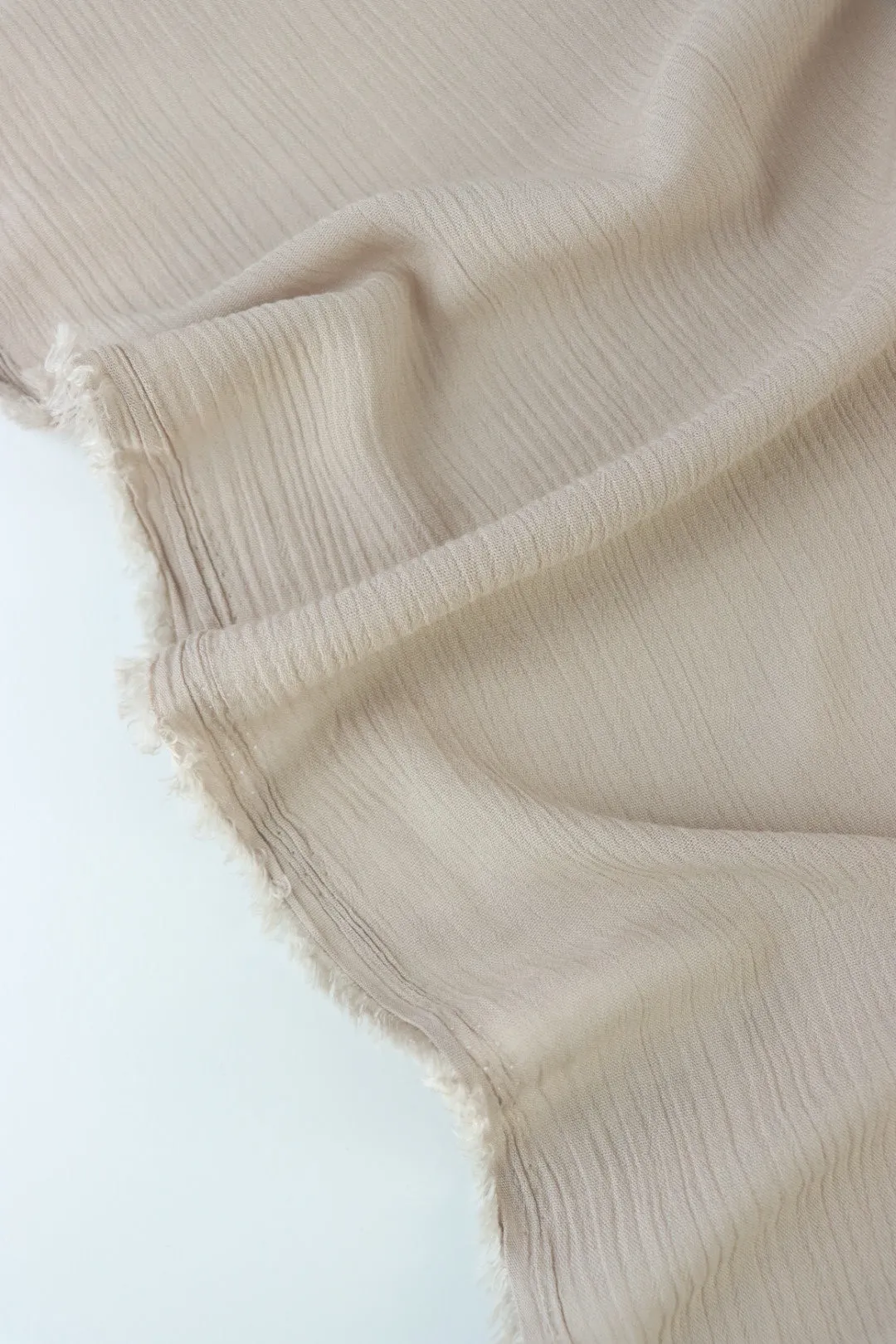 French Macaroon Rayon Crinkle