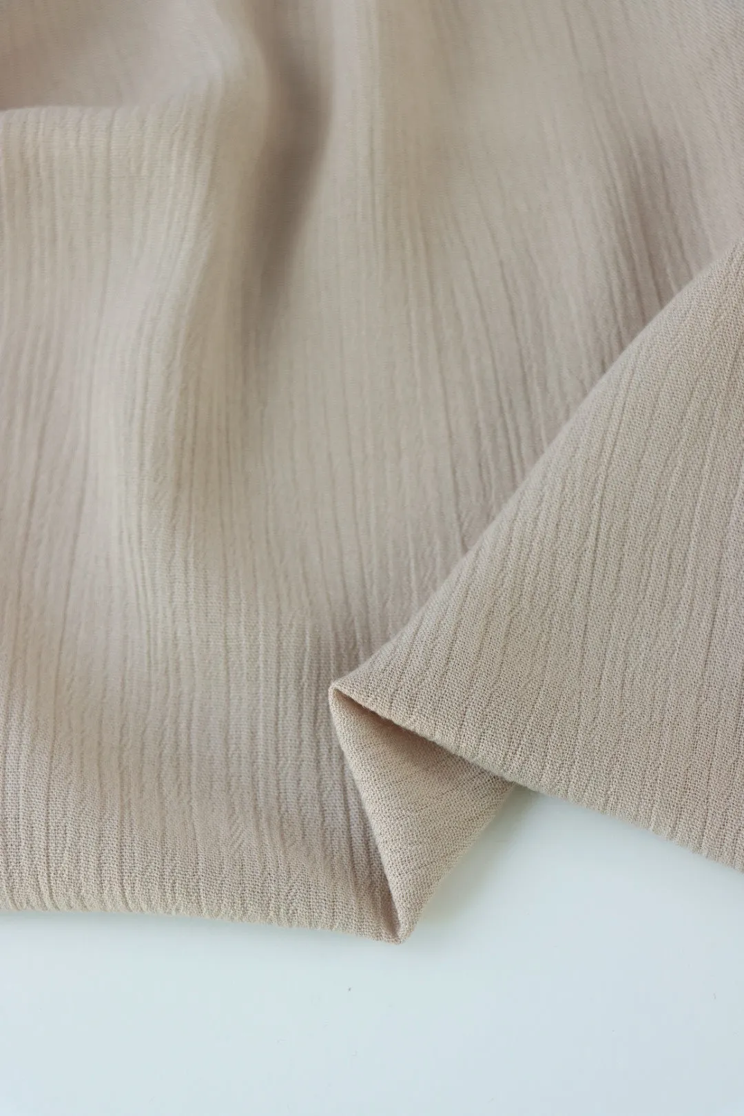 French Macaroon Rayon Crinkle