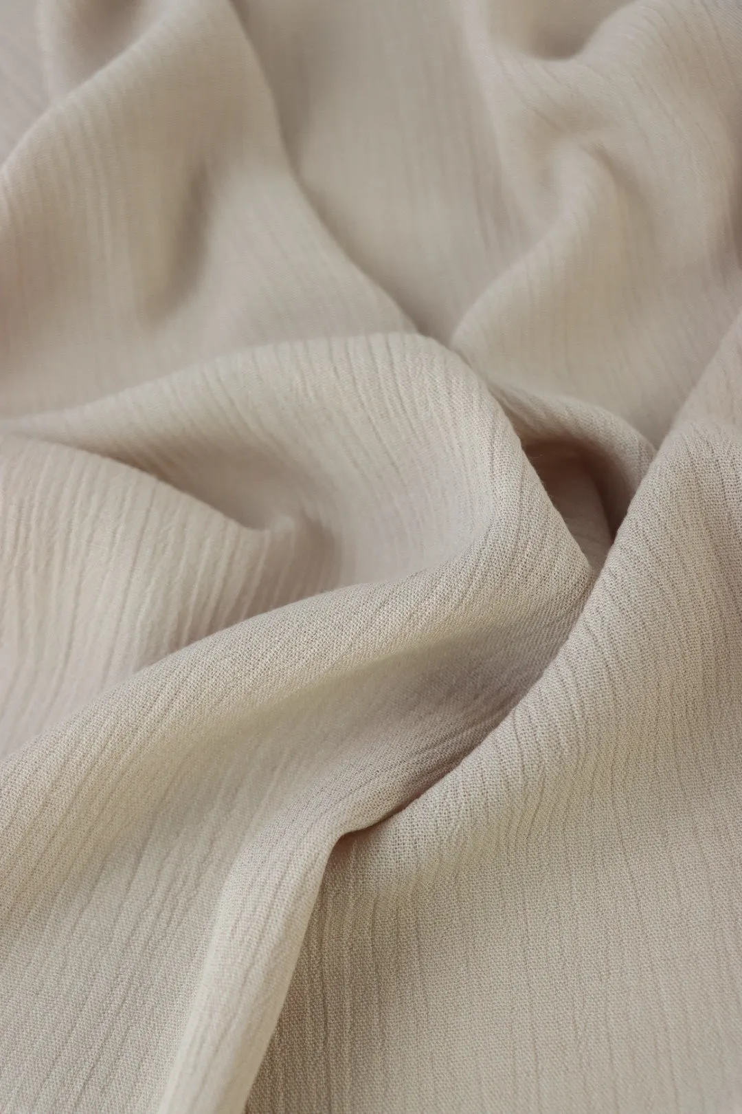 French Macaroon Rayon Crinkle