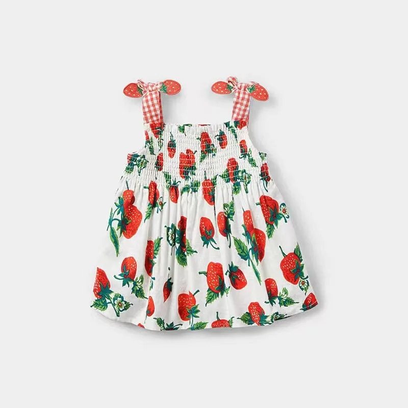 Fresh Strawberry Sister Matching Dress