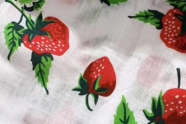 Fresh Strawberry Sister Matching Dress