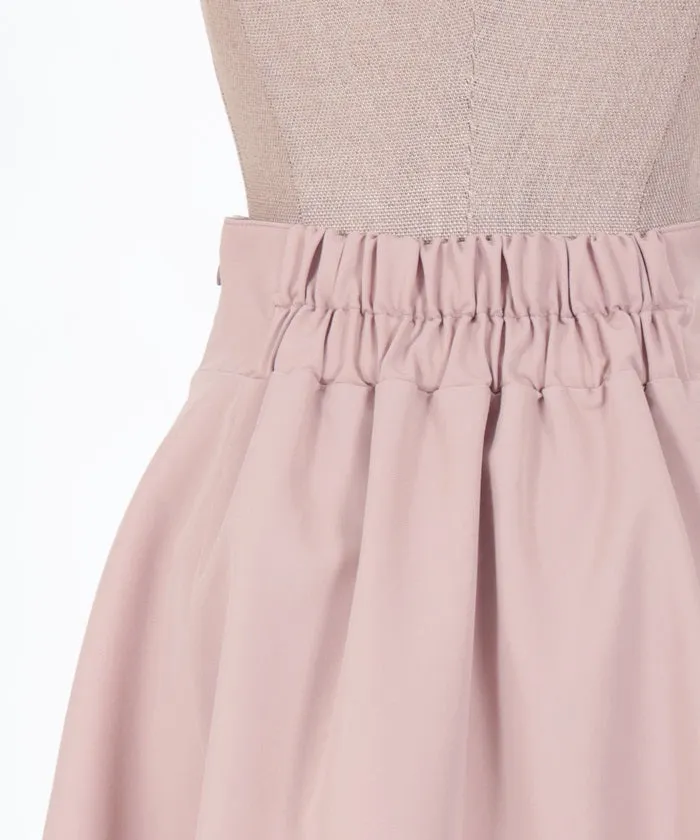 Frill Design Tuck Skirt