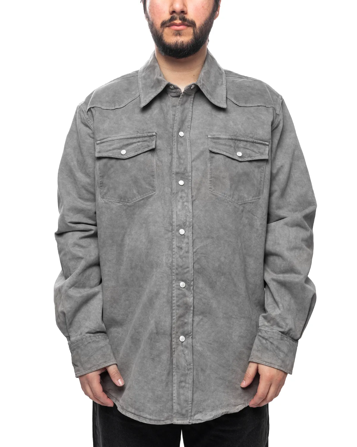 Frontier Shirt Attic Carbon Wash Denim