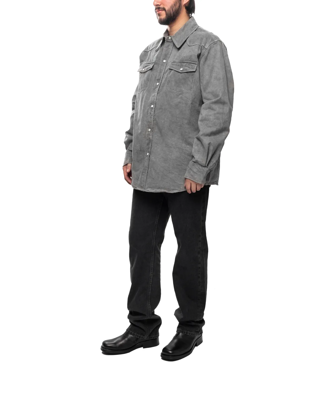 Frontier Shirt Attic Carbon Wash Denim