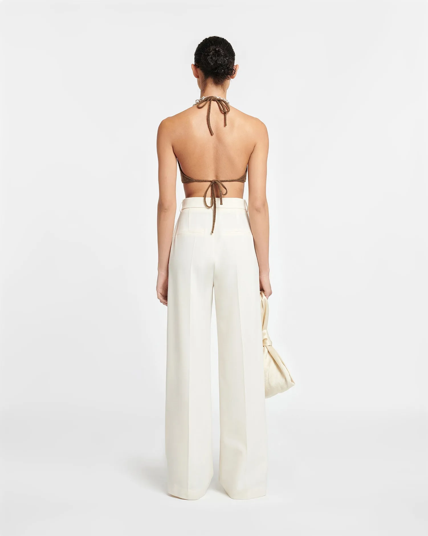 Lanai - Tailored Cady Pants - Creme