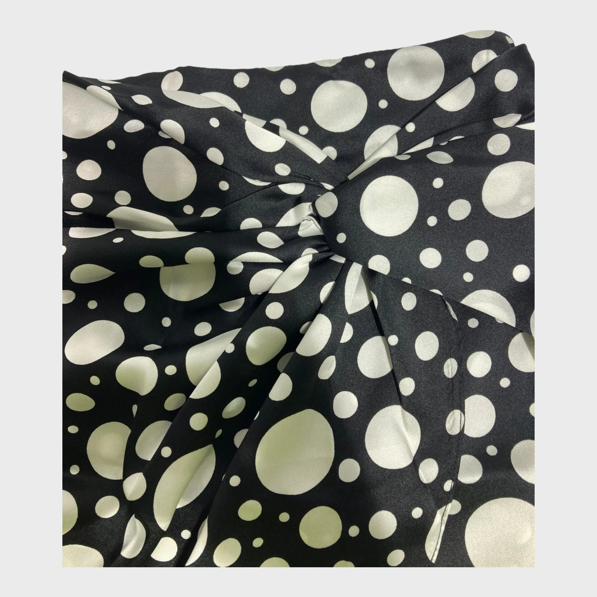 Mini Polka Dot Wrap Skirt