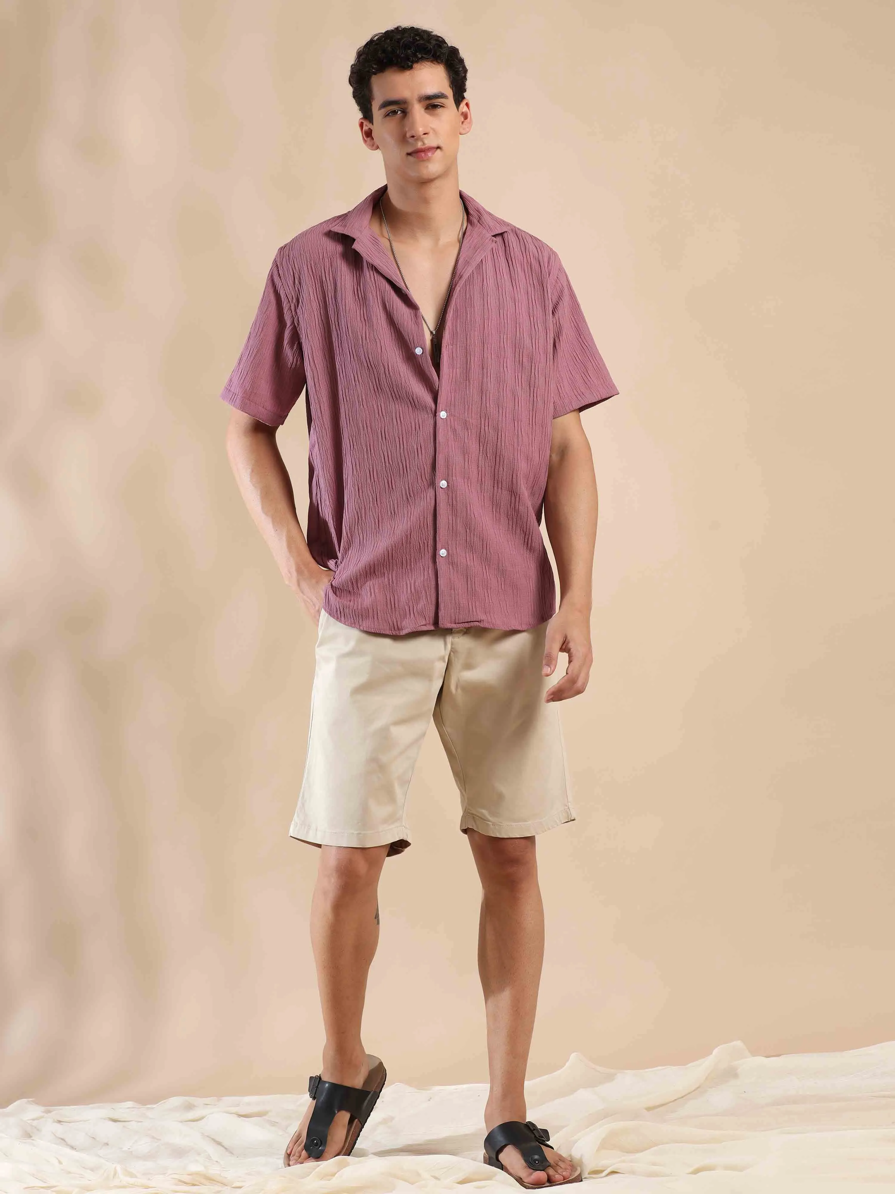 Pink Sands Paradise Popcorn Shirt