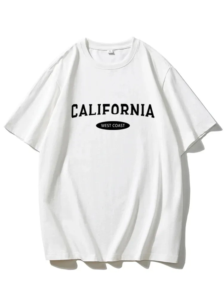 Prosecco mood letter print t-shirt Cotton summer breathable t-shirt