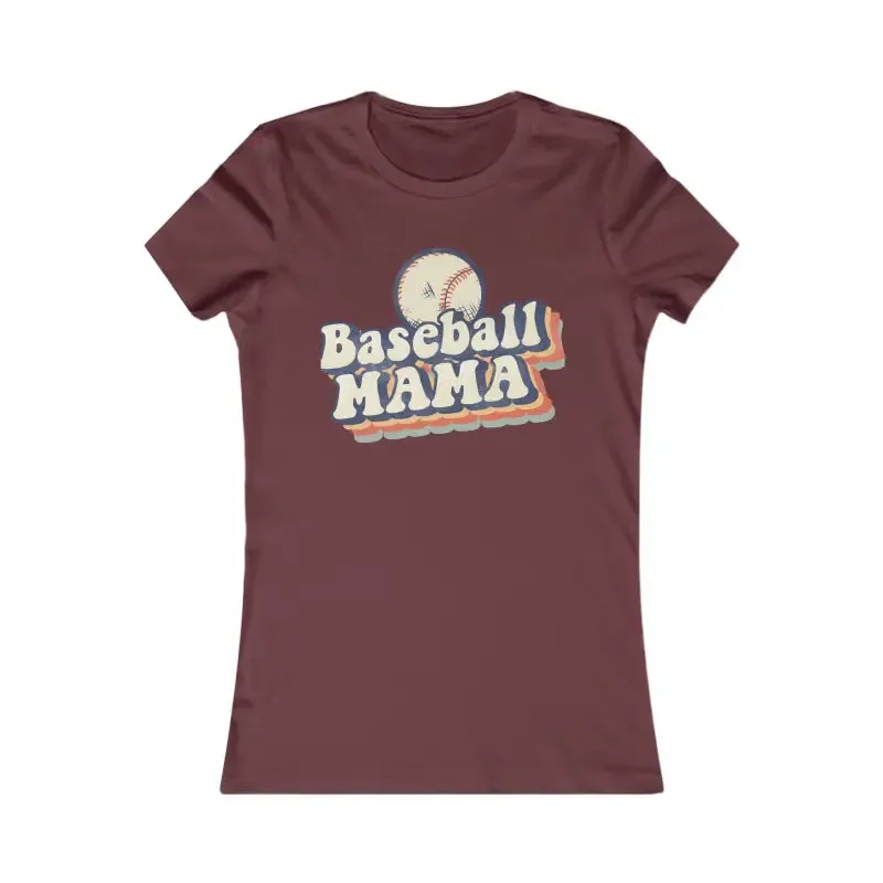 Stylish Baseball Mama Women's Tee