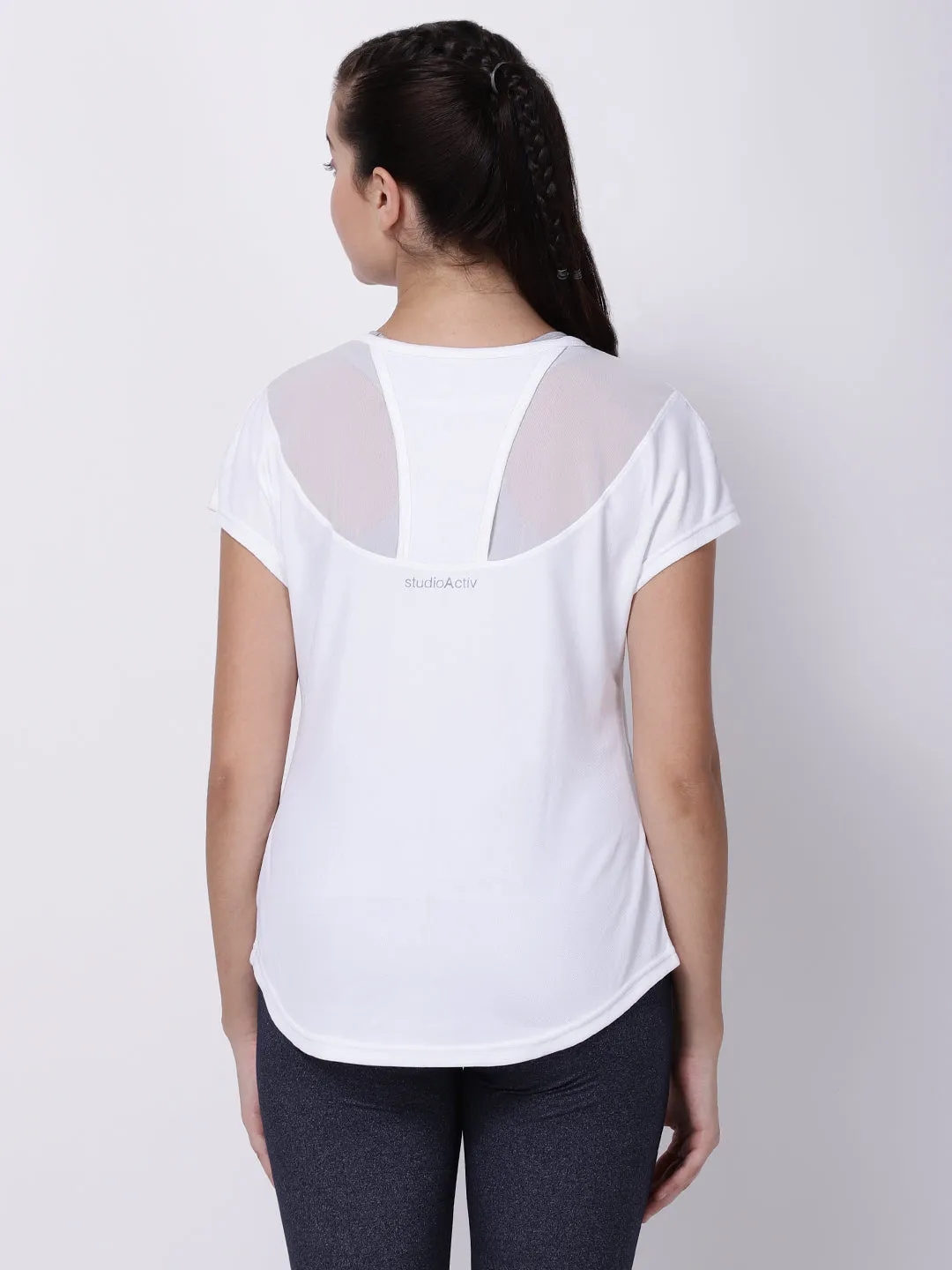 White Mesh I-Like-It-Cool Tee