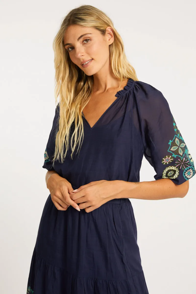 Zara Geo Bloom Top